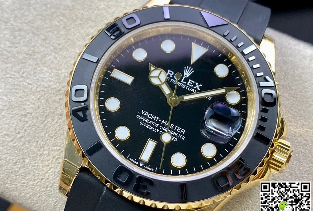 Rolex Yacht Master M226658-0001 42MM OW Factory 1:1 Best Edition Replica Watch Black Bezel