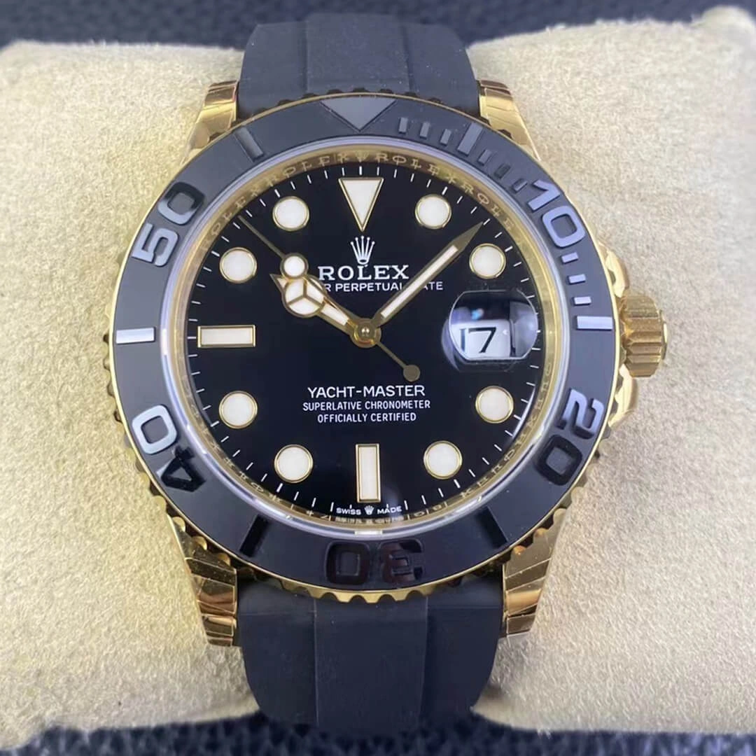 Rolex Yacht Master M226658-0001 42MM VS Factory 1:1 Best Edition Replica Watch Black Strap
