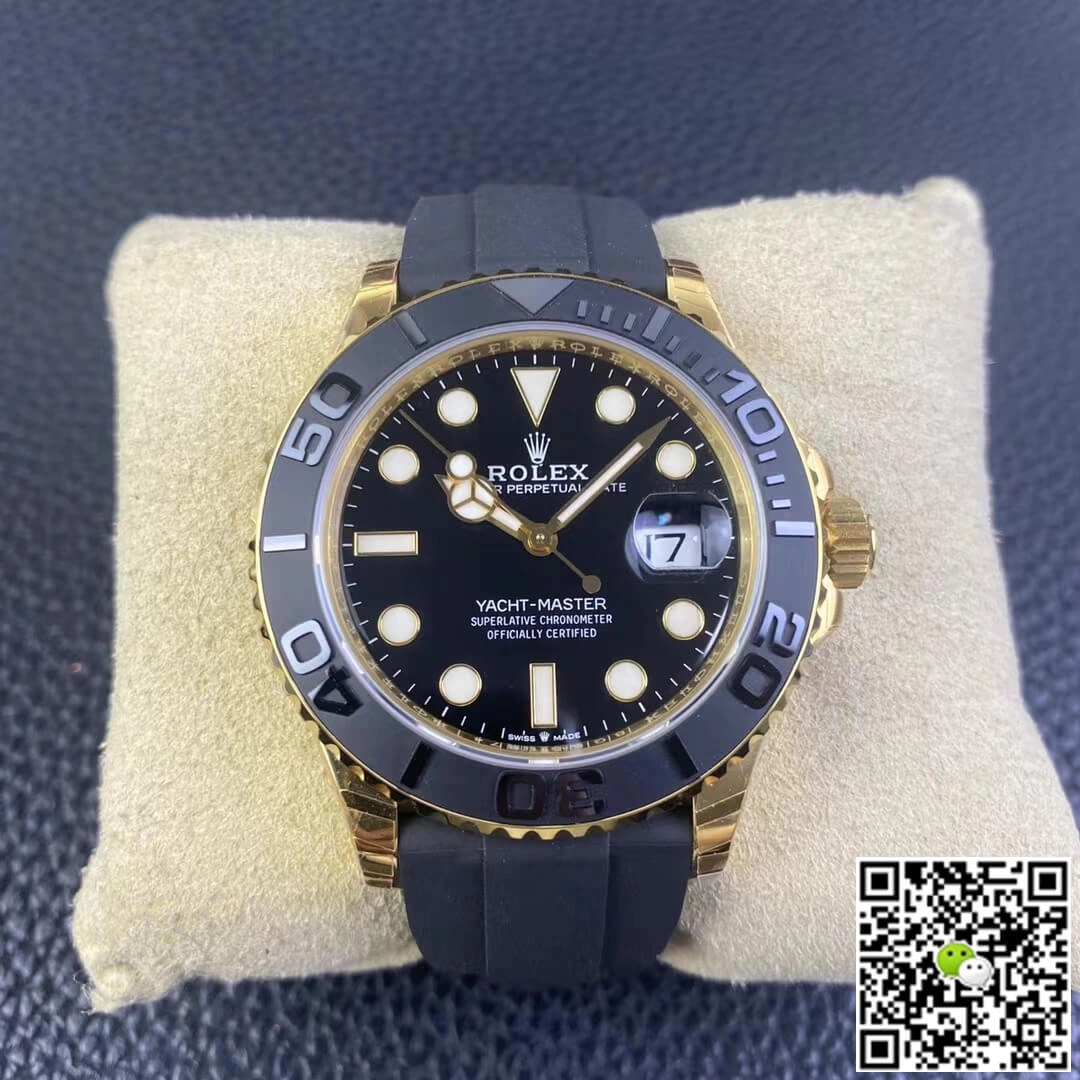 Rolex Yacht Master M226658-0001 42MM VS Factory 1:1 Best Edition Replica Watch Black Strap