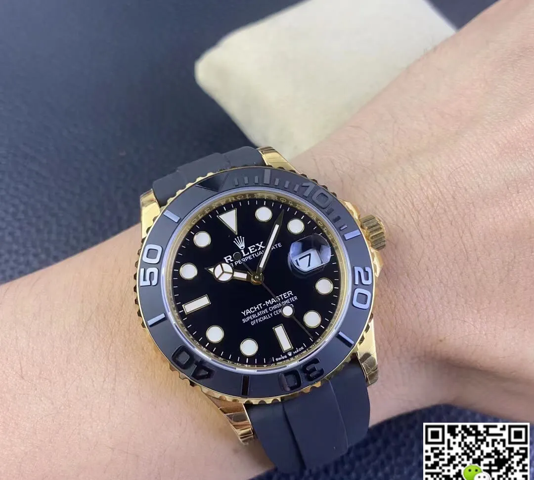 Rolex Yacht Master M226658-0001 42MM VS Factory 1:1 Best Edition Replica Watch Black Strap