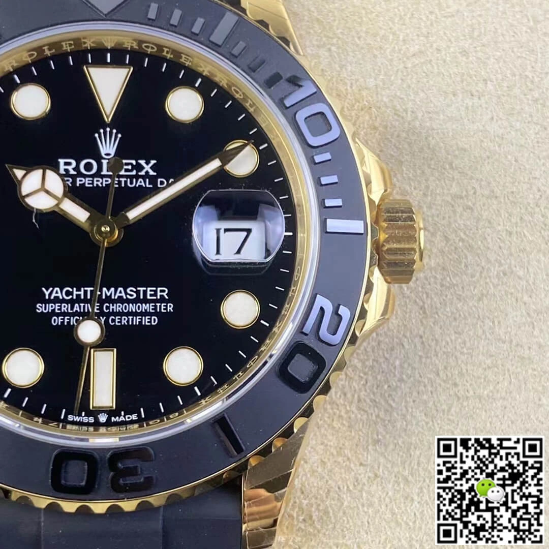 Rolex Yacht Master M226658-0001 42MM VS Factory 1:1 Best Edition Replica Watch Black Strap