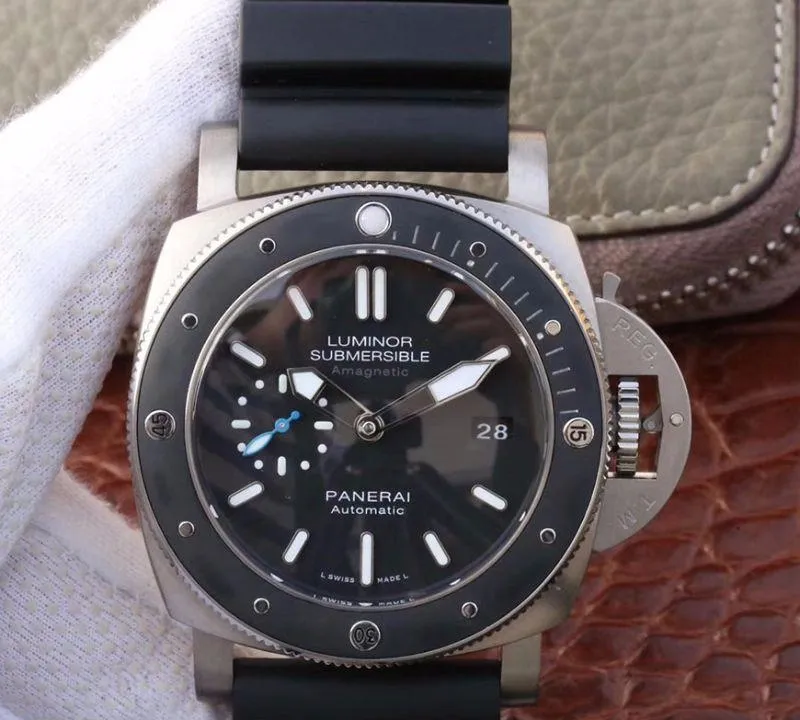 Panerai Luminor Submersibe PAM1389 VS Factory 1:1 Best Edition Replica Watch Swiss ETA P9010 Black Strap