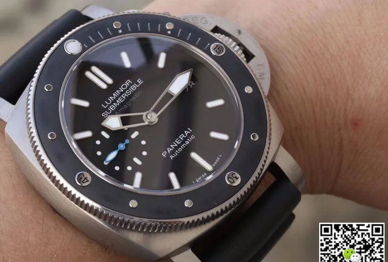 Panerai Luminor Submersibe PAM1389 VS Factory 1:1 Best Edition Replica Watch Swiss ETA P9010 Black Strap
