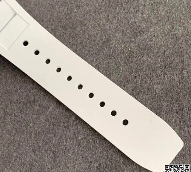 Richard Mille RM-011 KV Factory 1:1 Best Edition Replica Watch Ceramic White Strap