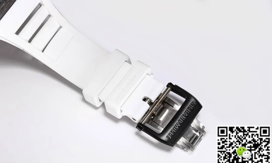 Richard Mille RM-055 BBR Factory 1:1 Best Edition Replica Watch White Rubber Strap