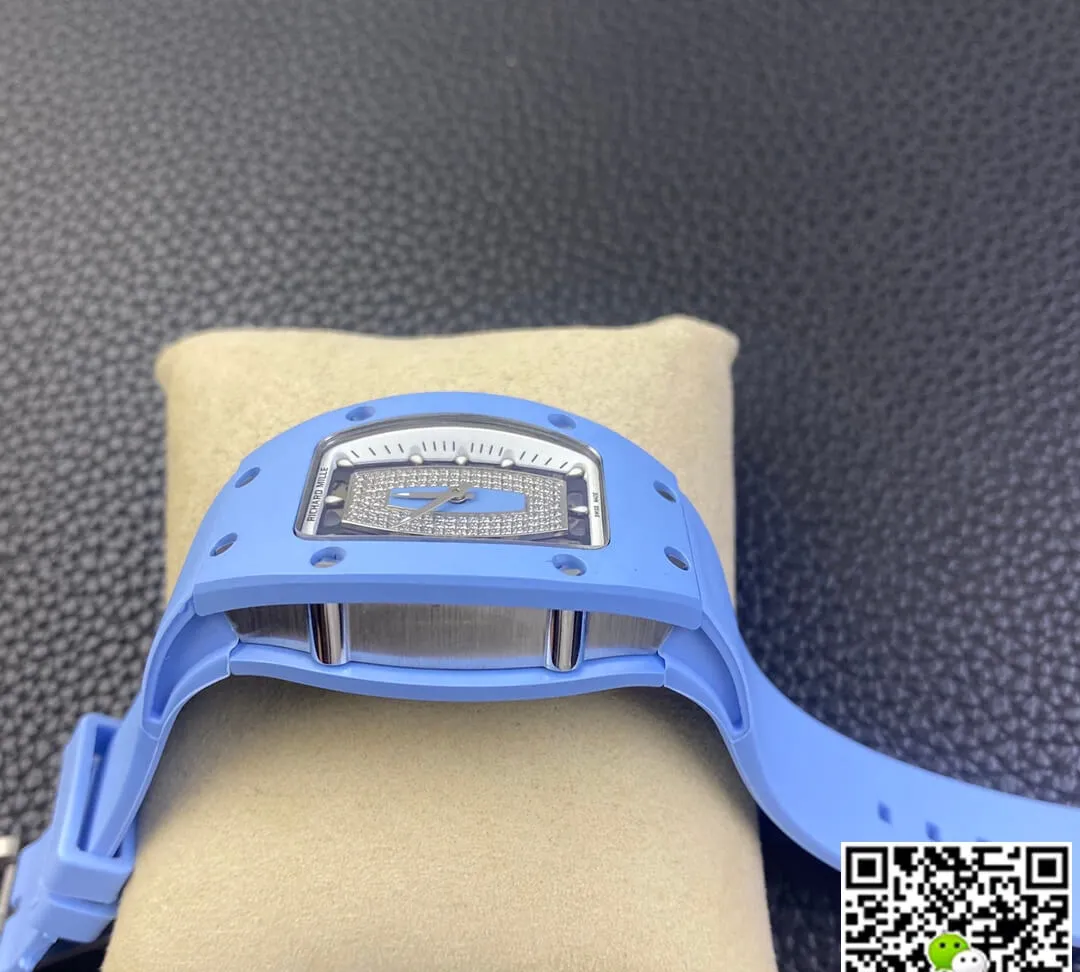 Richard Mille RM 07-01 RM Factory 1:1 Best Edition Replica Watch Blue Rubber Strap