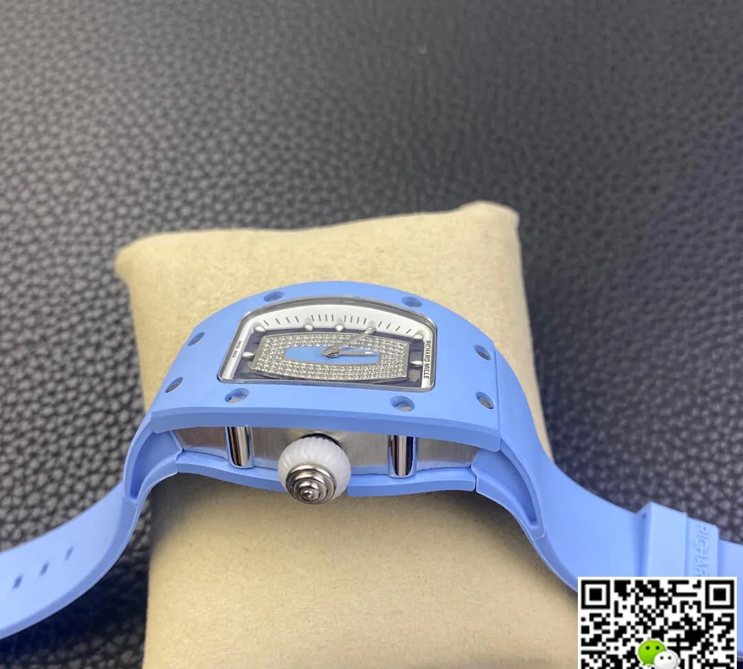 Richard Mille RM 07-01 RM Factory 1:1 Best Edition Replica Watch Blue Rubber Strap