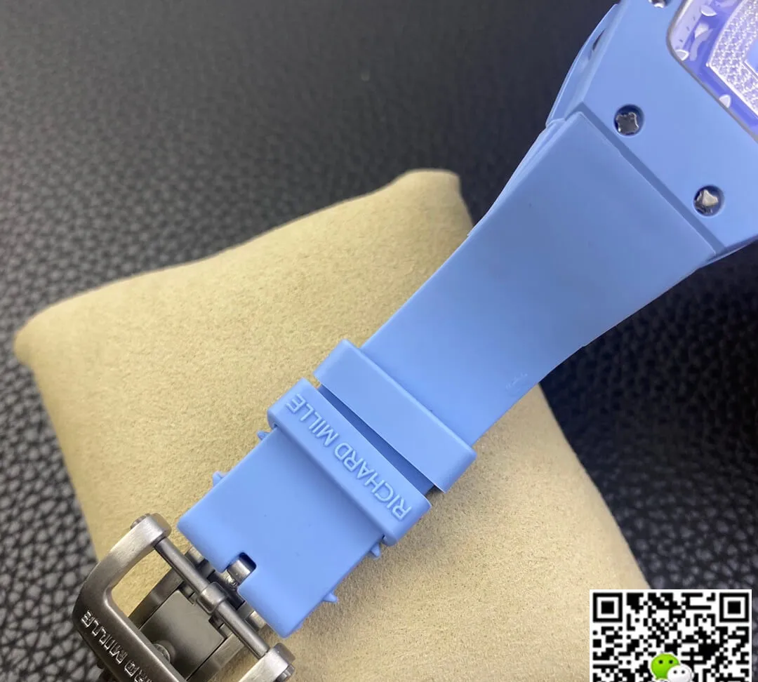 Richard Mille RM 07-01 RM Factory 1:1 Best Edition Replica Watch Blue Rubber Strap