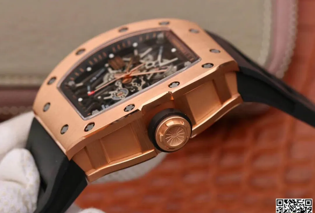 Richard Mille RM035 Americas KV Factory 1:1 Best Edition Replica Watch Black Strap