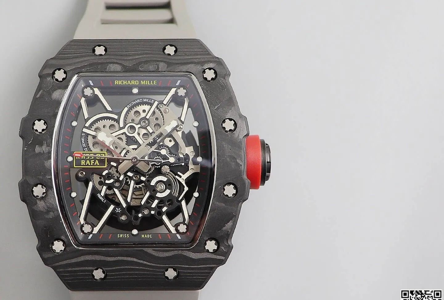 Richard Mille RM035 KV Factory 1:1 Best Edition Replica Watch V3 Carbon Fiber Case