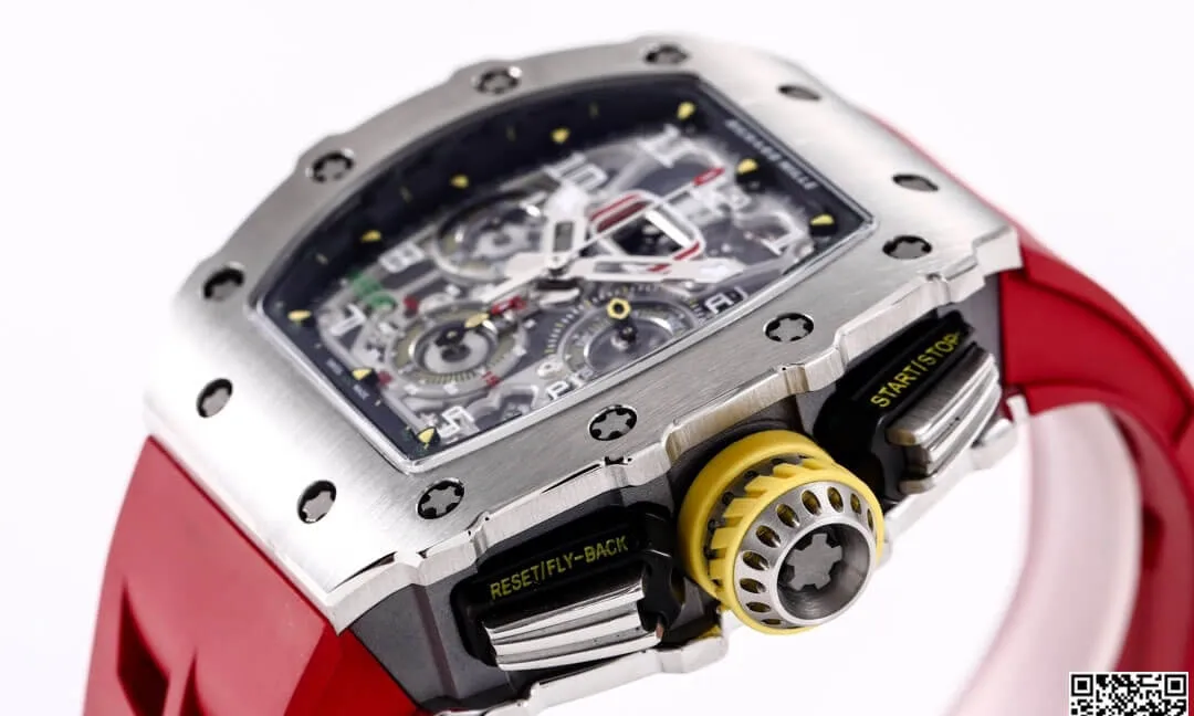 Richard Mille RM11-03RG KV Factory 1:1 Best Edition Replica Watch Red Rubber Strap