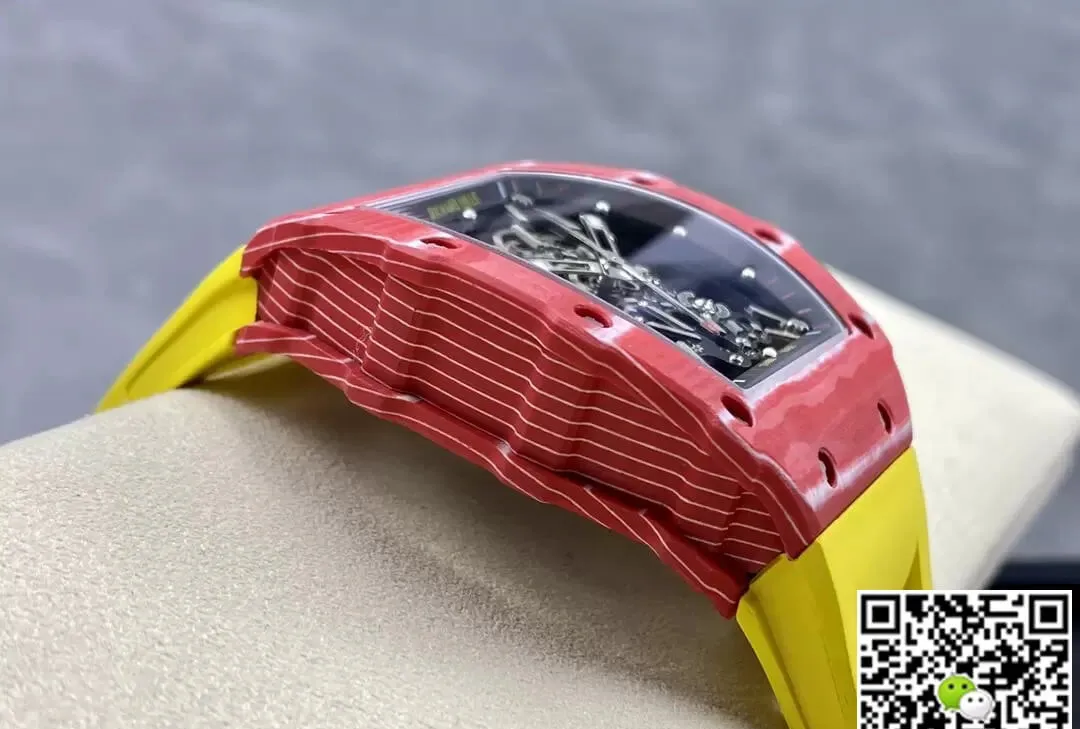 Richard Mille RM35-02 T+ Factory 1:1 Best Edition Replica Watch Yellow Rubber Strap