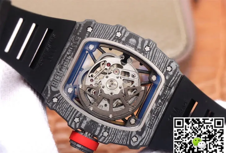Richard Mille RM35-02 ZF Factory 1:1 Best Edition Replica Watch Black Rubber Strap