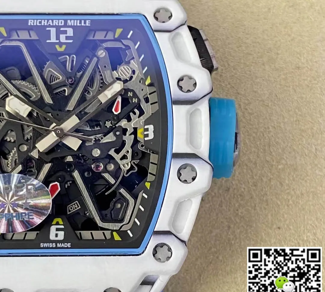 Richard Mille RM35-03 RM Factory 1:1 Best Edition Replica Watch White Carbon Fiber