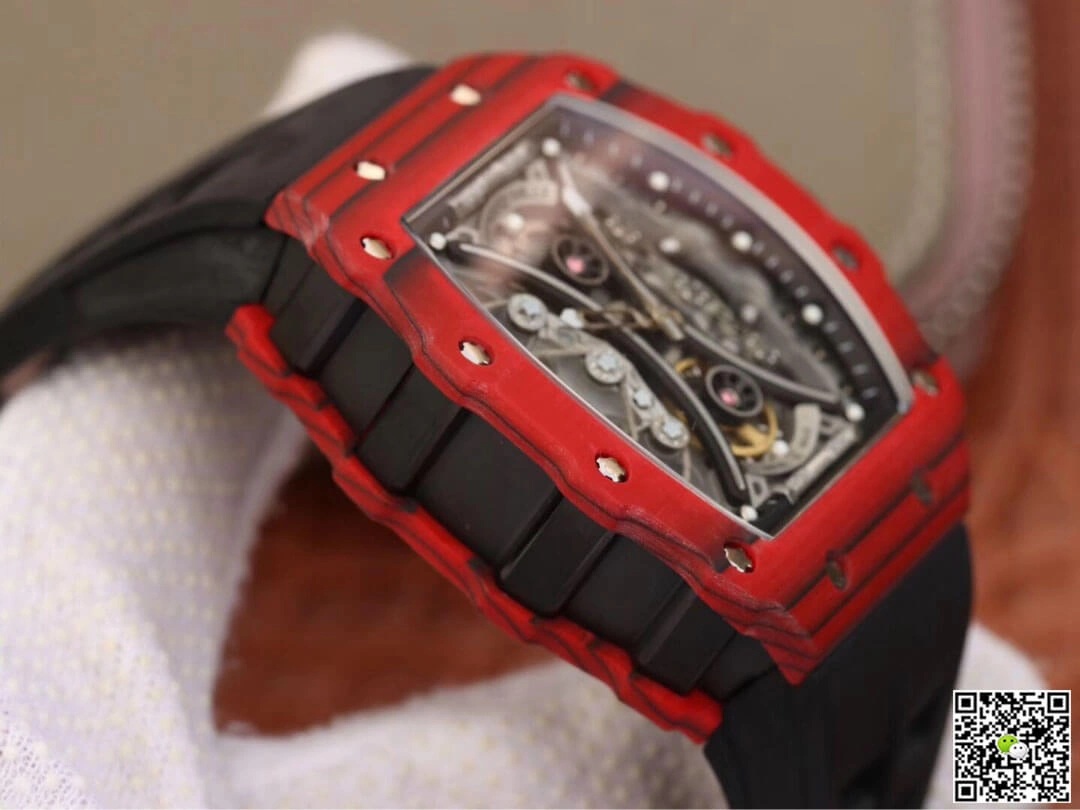 Richard Mille RM53-01 KV Factory 1:1 Best Edition Replica Watch Black Rubber Strap