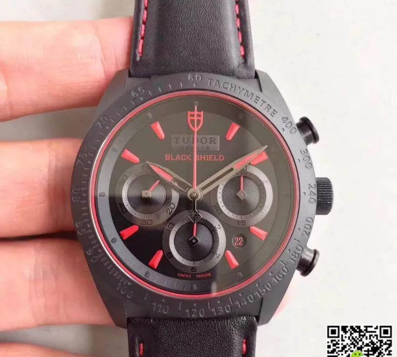 Tudor Fastrider Black Shield 42000CR ZF Factory 1:1 Best Edition Replica Watch Swiss ETA7753