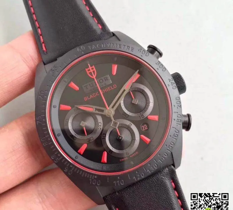 Tudor Fastrider Black Shield 42000CR ZF Factory 1:1 Best Edition Replica Watch Swiss ETA7753