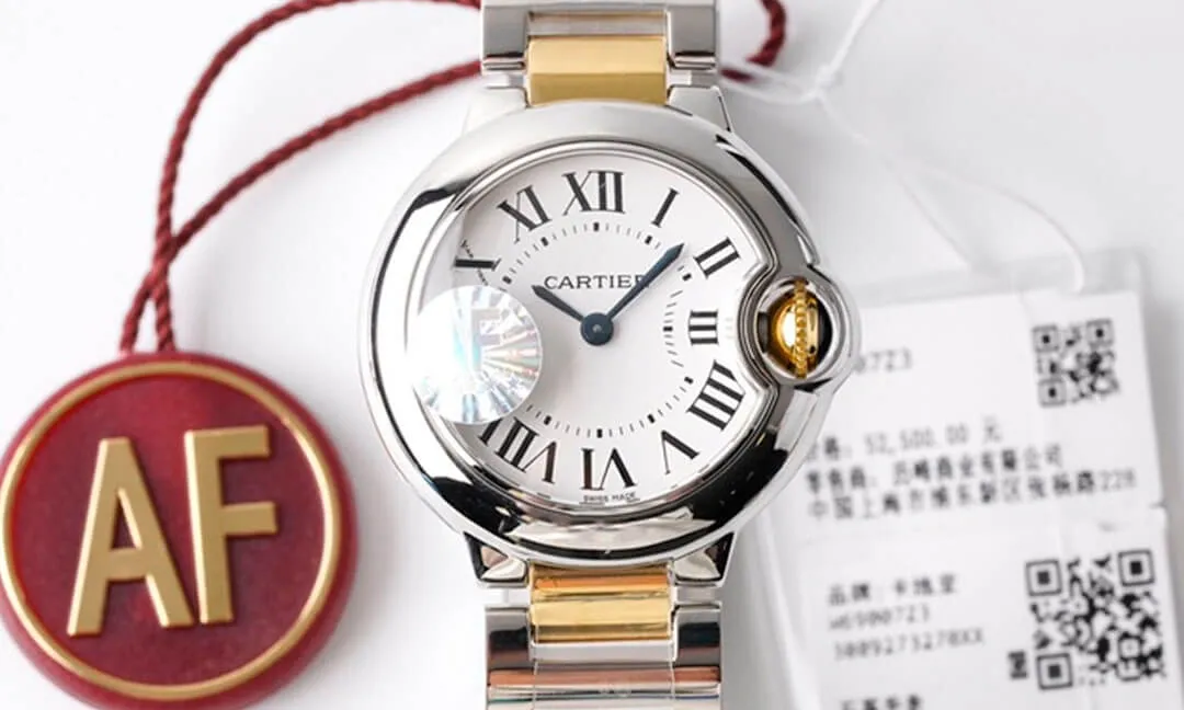 Ballon Bleu De Cartier 28MM W69007Z3 AF Factory 1:1 Best Edition Replica Watch Stainless Steel Bezel