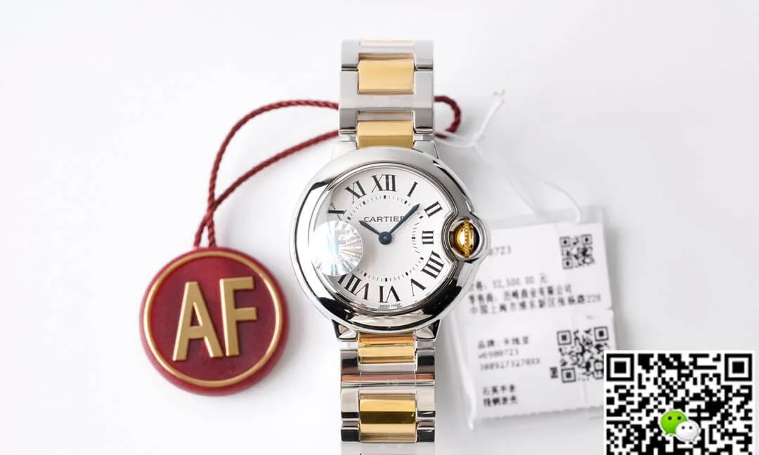 Ballon Bleu De Cartier 28MM W69007Z3 AF Factory 1:1 Best Edition Replica Watch Stainless Steel Bezel