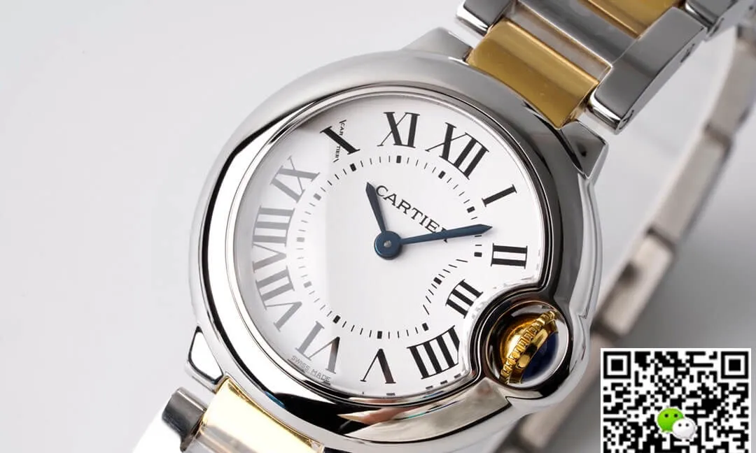 Ballon Bleu De Cartier 28MM W69007Z3 AF Factory 1:1 Best Edition Replica Watch Stainless Steel Bezel