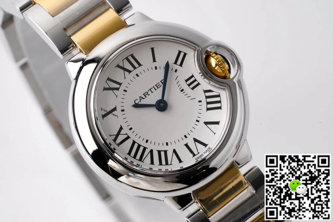 Ballon Bleu De Cartier 28MM W69007Z3 AF Factory 1:1 Best Edition Replica Watch Stainless Steel Bezel