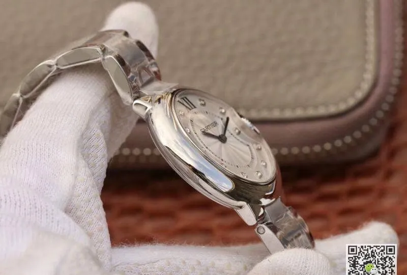 Ballon Bleu De Cartier 33mm V6 Factory 1:1 Best Edition Replica Watch Swiss Quartz ETA157 White Dial