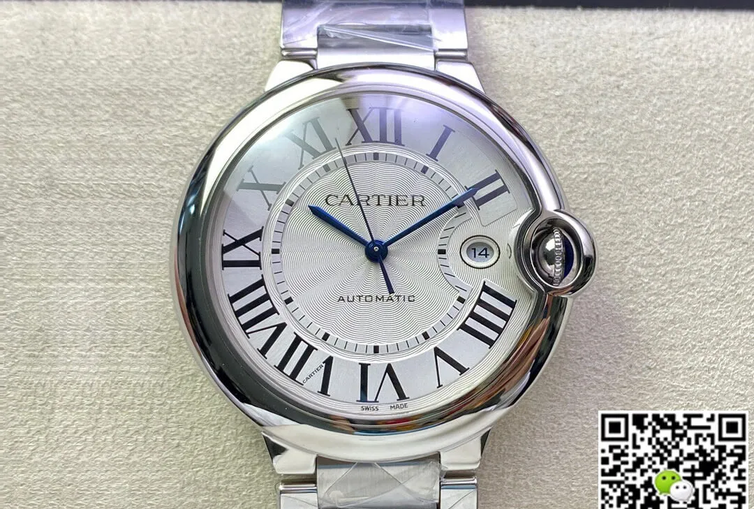 Ballon Bleu De Cartier 42MM W69012Z4 3K Factory 1:1 Best Edition Replica Watch Stainless Steel Bezel