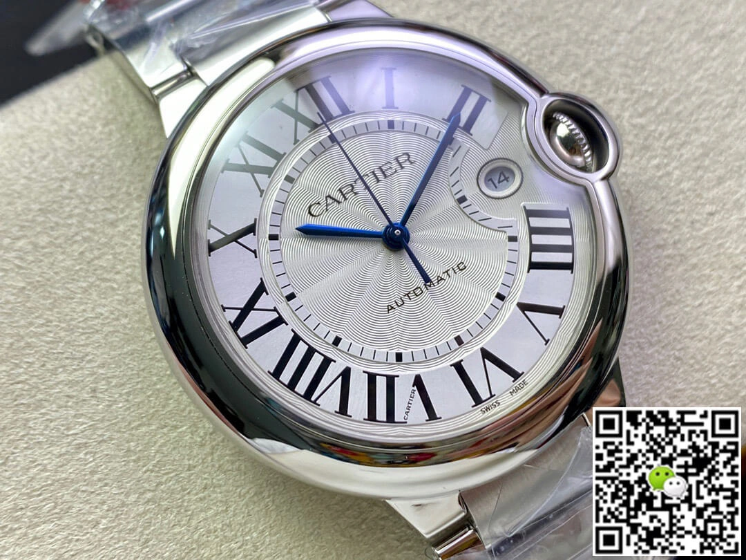 Ballon Bleu De Cartier 42MM W69012Z4 3K Factory 1:1 Best Edition Replica Watch Stainless Steel Bezel