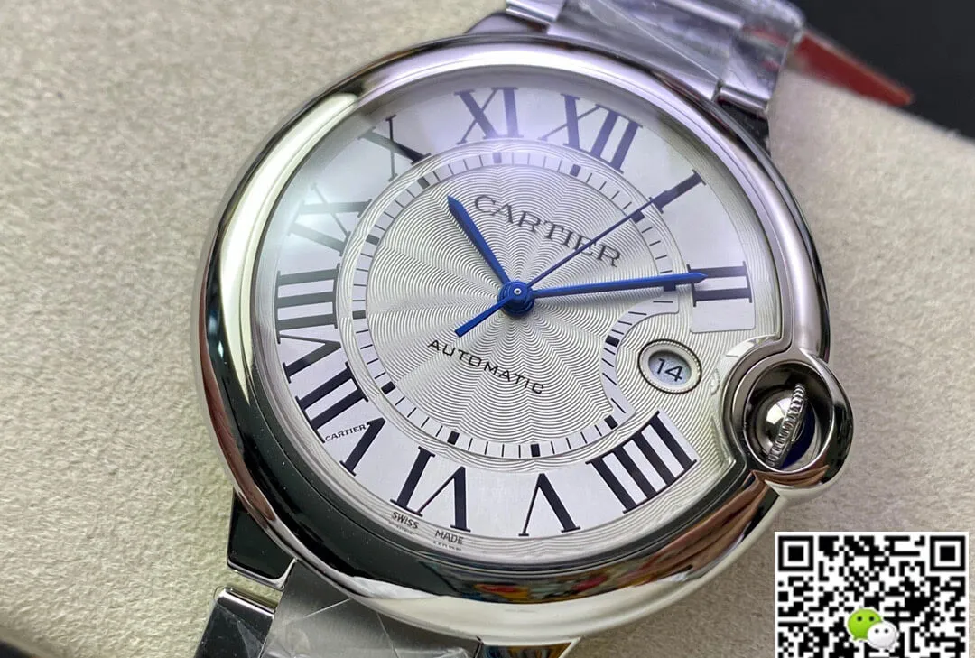 Ballon Bleu De Cartier 42MM W69012Z4 3K Factory 1:1 Best Edition Replica Watch Stainless Steel Bezel