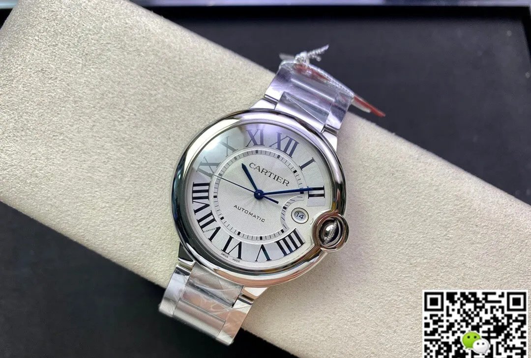 Ballon Bleu De Cartier 42MM W69012Z4 3K Factory 1:1 Best Edition Replica Watch Stainless Steel Bezel