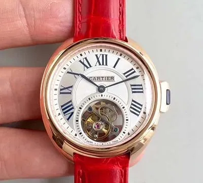 Drive De Cartier W4100013 Tourbillon 1:1 Best Edition Replica Watch Swiss Tourbillon Rose Gold