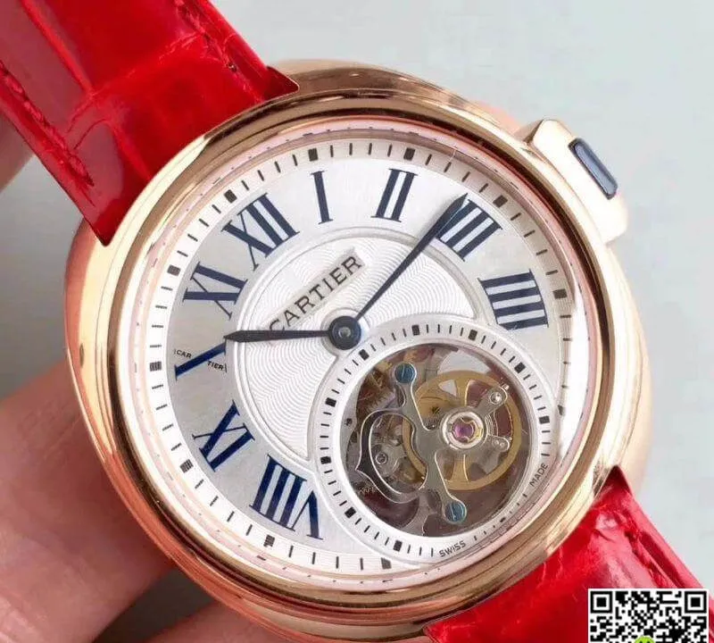 Drive De Cartier W4100013 Tourbillon 1:1 Best Edition Replica Watch Swiss Tourbillon Rose Gold
