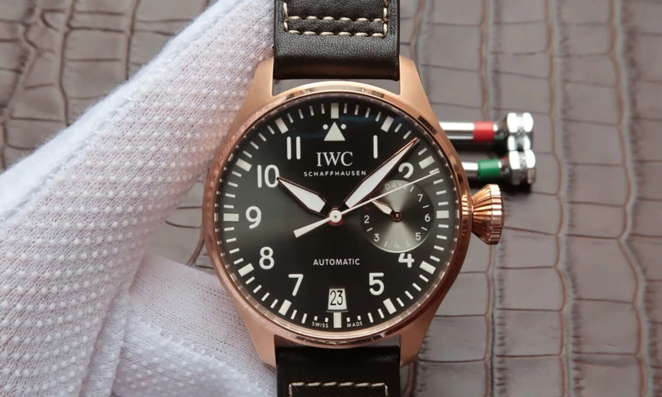 IWC Big Pilot IW500901 ZF Factory 1:1 Best Edition Replica Watch Stainless Steel Bezel