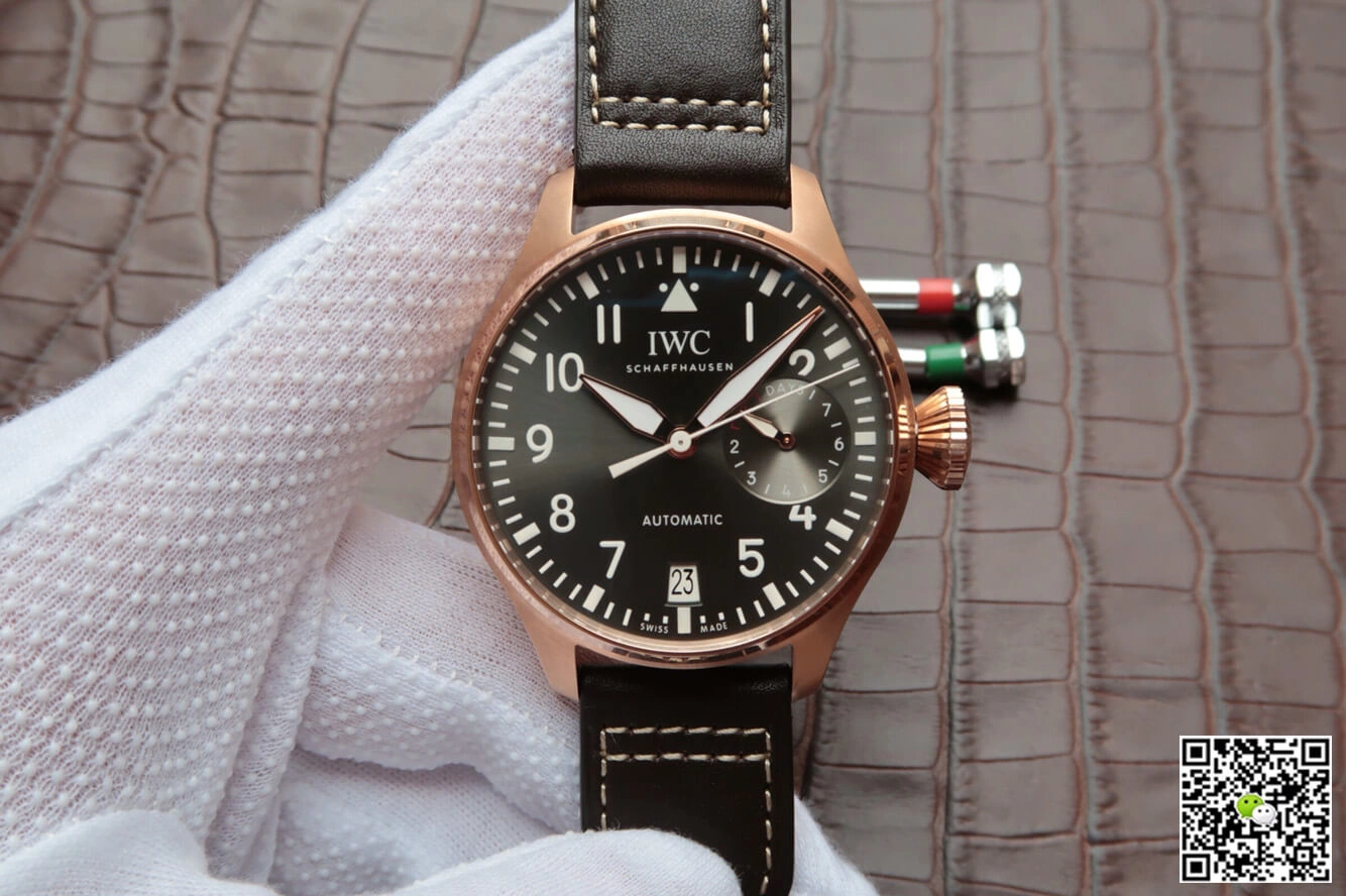 IWC Big Pilot IW500901 ZF Factory 1:1 Best Edition Replica Watch Stainless Steel Bezel