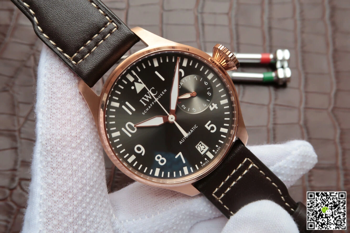 IWC Big Pilot IW500901 ZF Factory 1:1 Best Edition Replica Watch Stainless Steel Bezel