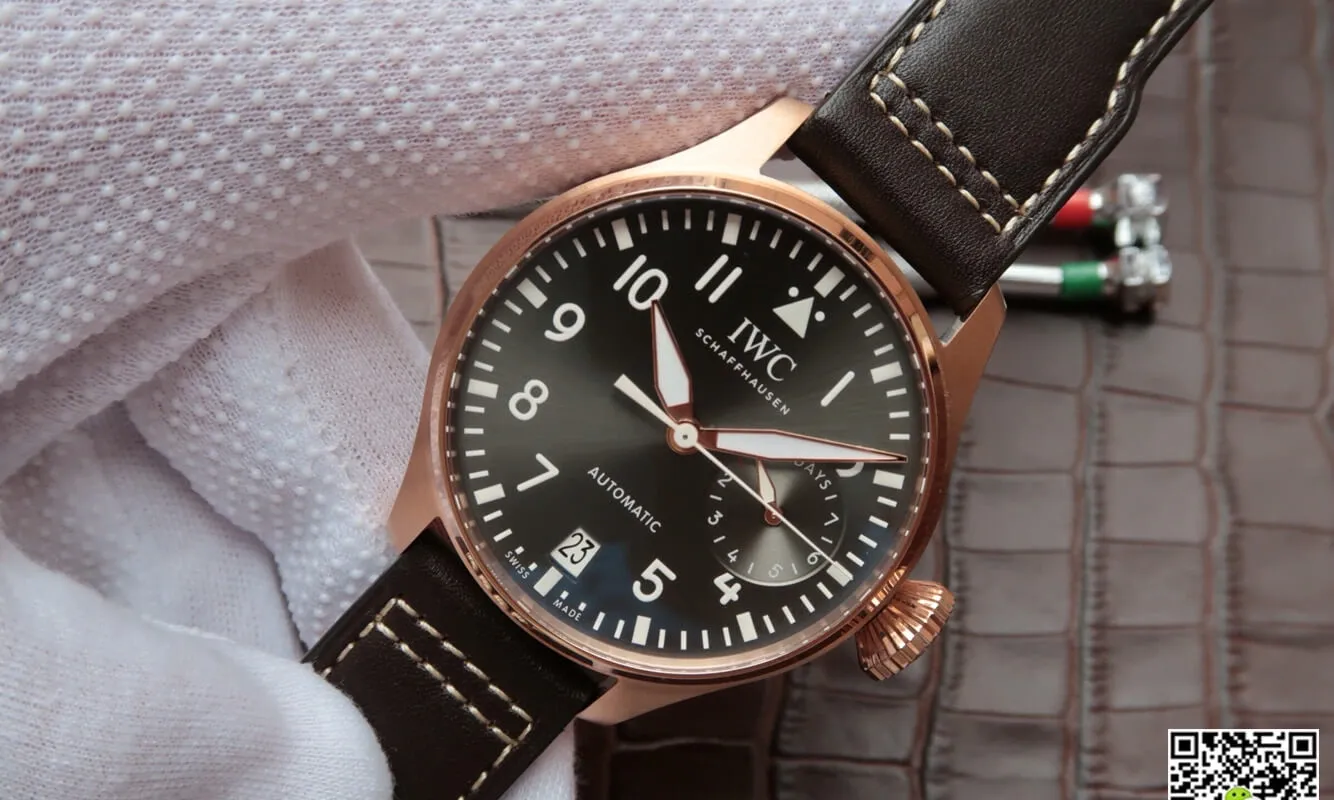 IWC Big Pilot IW500901 ZF Factory 1:1 Best Edition Replica Watch Stainless Steel Bezel