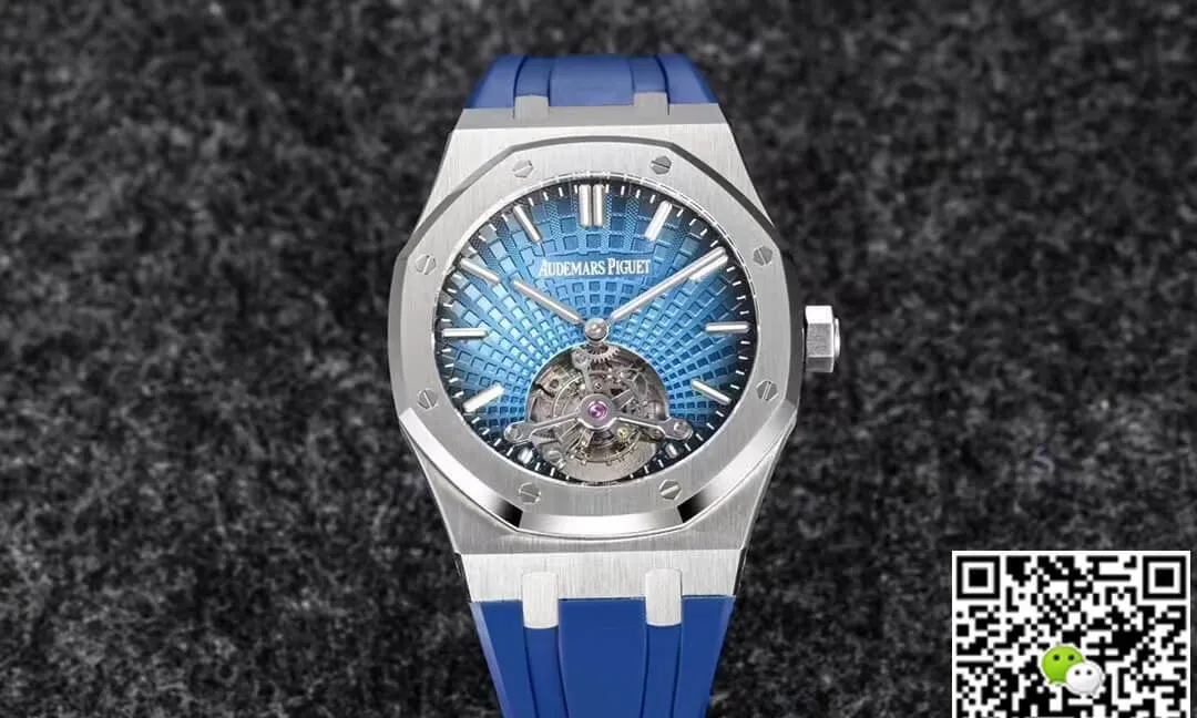 Audemars Piguet Royal Oak Tourbillon R8 Factory 1:1 Best Edition Replica Watch V3 Blue Dial