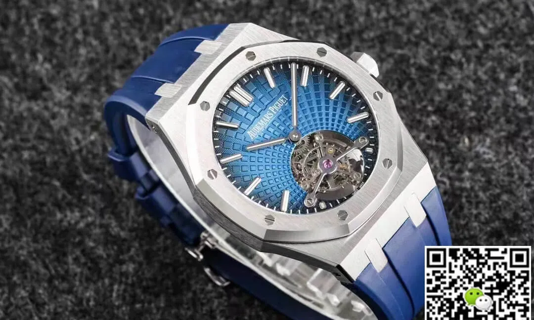 Audemars Piguet Royal Oak Tourbillon R8 Factory 1:1 Best Edition Replica Watch V3 Blue Dial