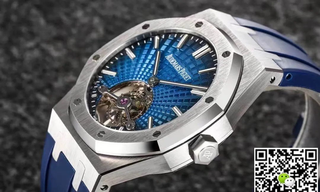 Audemars Piguet Royal Oak Tourbillon R8 Factory 1:1 Best Edition Replica Watch V3 Blue Dial