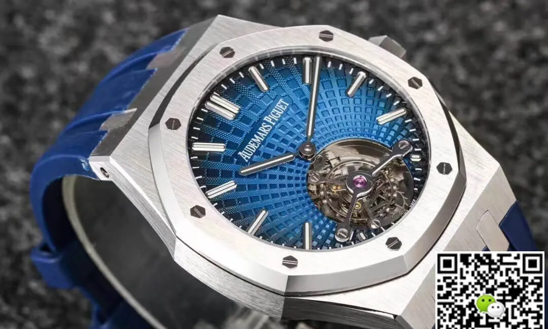Audemars Piguet Royal Oak Tourbillon R8 Factory 1:1 Best Edition Replica Watch V3 Blue Dial