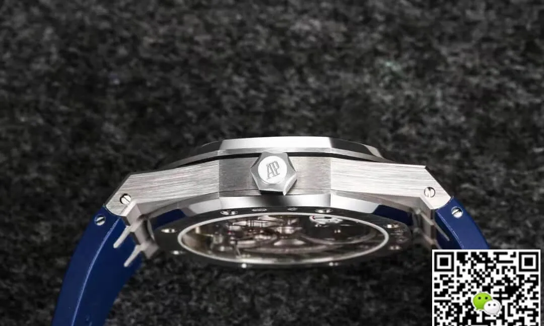 Audemars Piguet Royal Oak Tourbillon R8 Factory 1:1 Best Edition Replica Watch V3 Blue Dial
