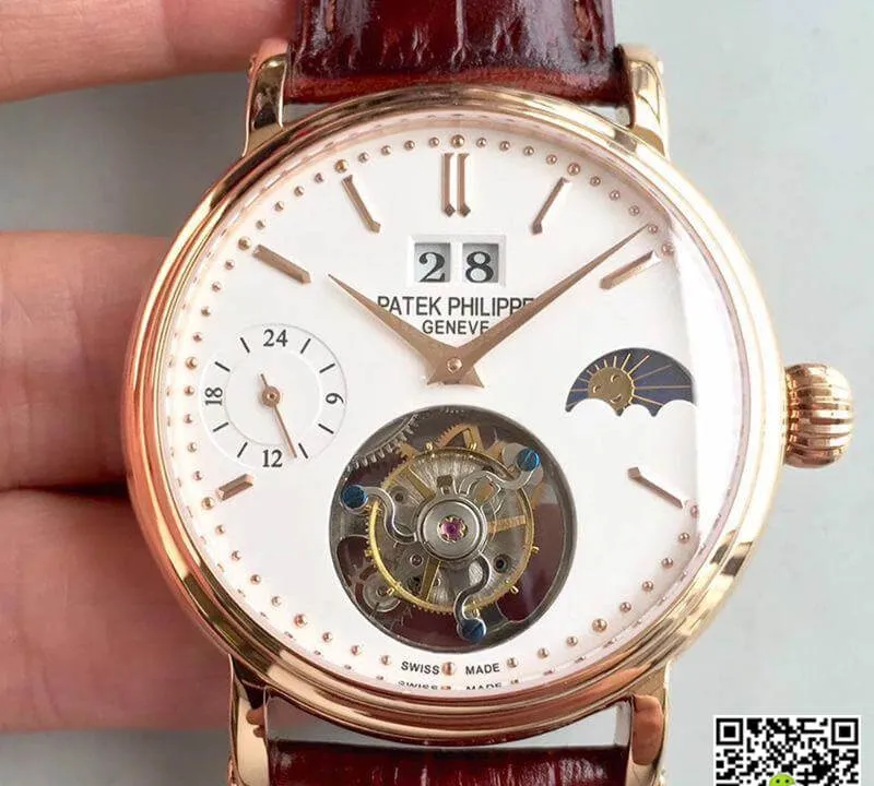 Patek Philippe 8288 Tourbillon 1:1 Best Edition Replica Watch Swiss Tourbillon White Dial