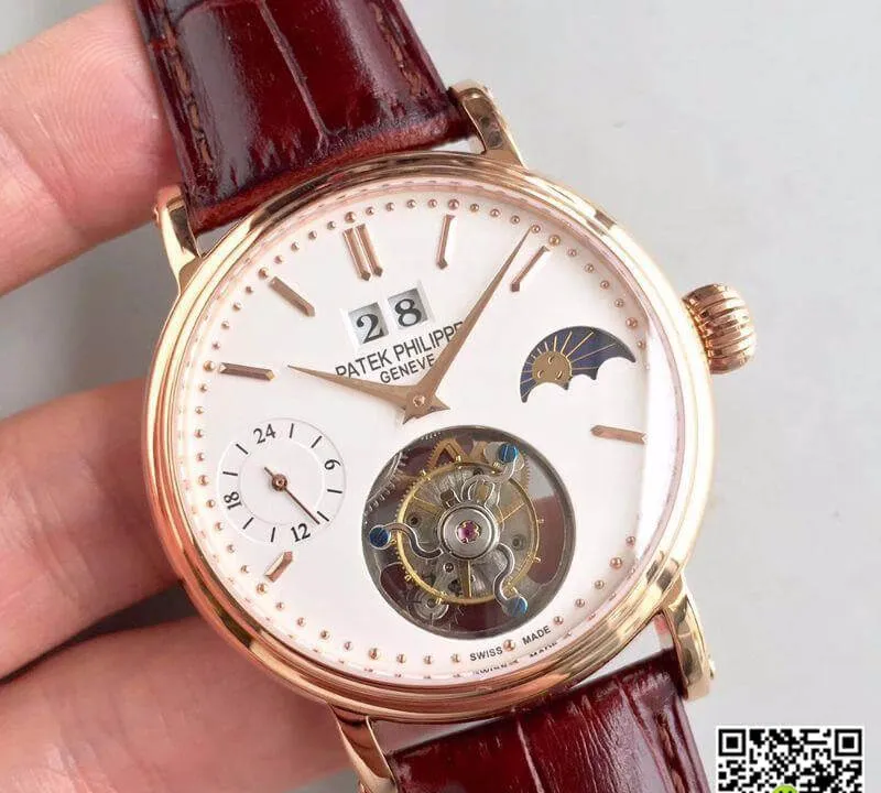 Patek Philippe 8288 Tourbillon 1:1 Best Edition Replica Watch Swiss Tourbillon White Dial