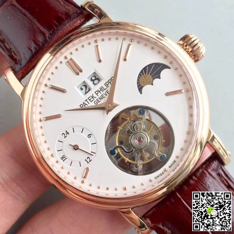 Patek Philippe 8288 Tourbillon 1:1 Best Edition Replica Watch Swiss Tourbillon White Dial