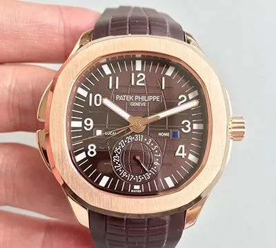 Patek Philippe Aquanaut Dual Time 5164R-001 1:1 Best Edition Replica Watch Swiss ETA324SC