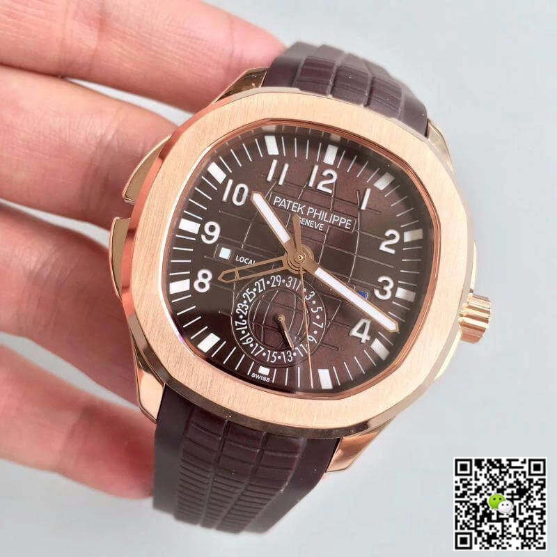Patek Philippe Aquanaut Dual Time 5164R-001 1:1 Best Edition Replica Watch Swiss ETA324SC