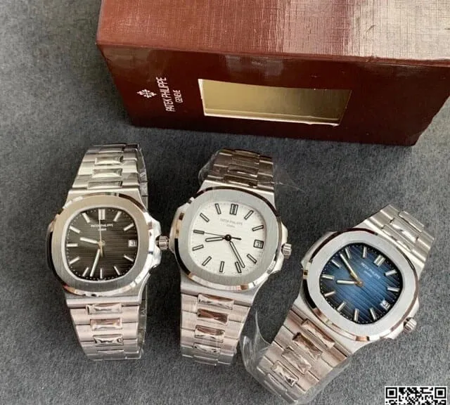 Patek Philippe Nautilus 5711 1A 010 GR Factory 1:1 Best Edition Replica Watch Silver Strap