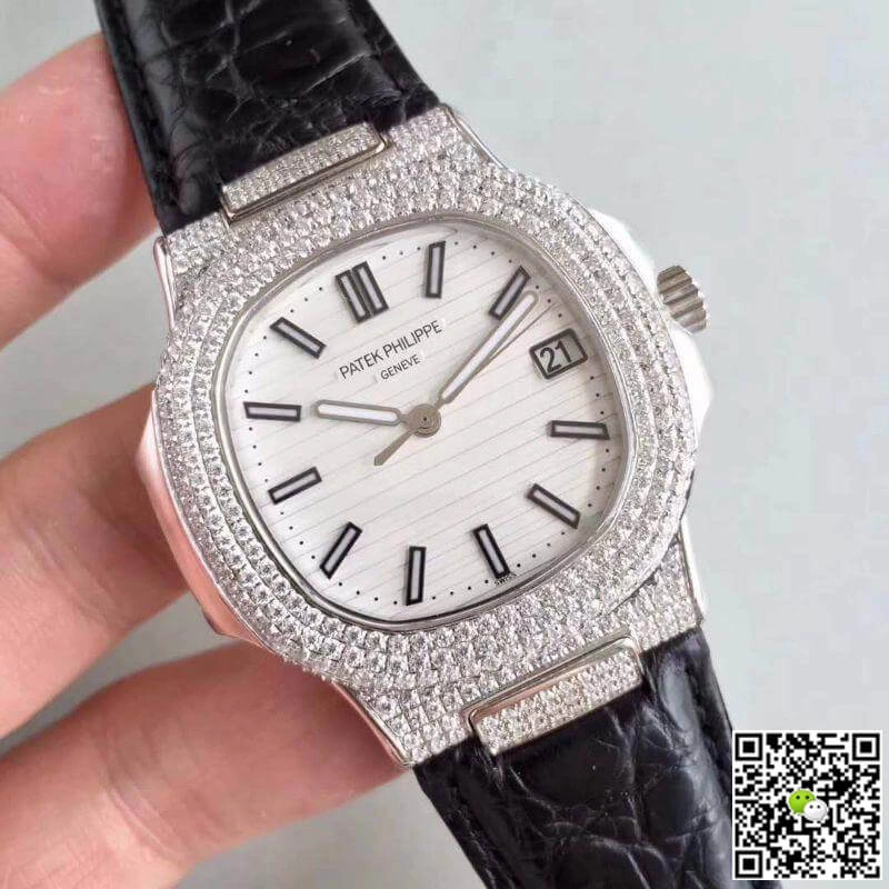 Patek Philippe Nautilus 5719 1G-001 1:1 Best Edition Replica Watch Swiss ETA324 White Dial