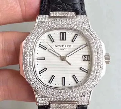 Patek Philippe Nautilus 5719 1G-001 1:1 Best Edition Replica Watch Swiss ETA324 White Dial