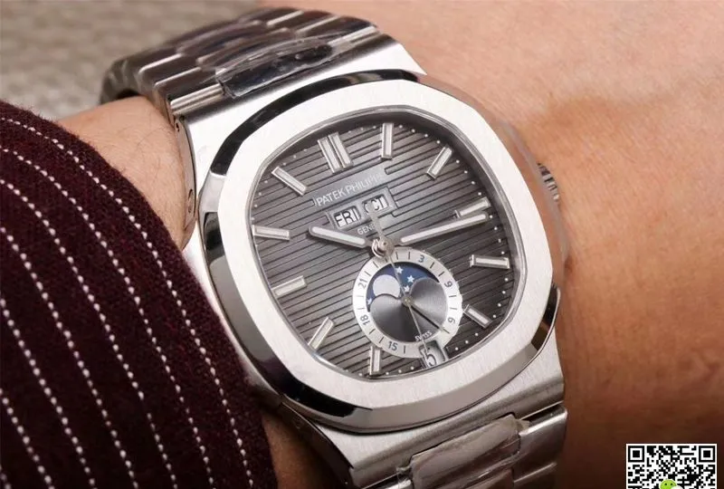 Patek Philippe Nautilus 5726 1A-001 PF Factory 1:1 Best Edition Replica Watch Silver Bezel